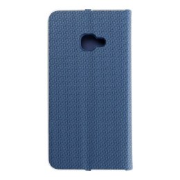 Etui z klapką na Samsung Xcover 4 Luna Book Carbon niebieskie