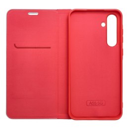Etui z klapką na Samsung Xcover 7 Luna Book Carbon czerwone