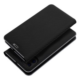Etui z klapką na iPhone 16 PRO MAX Luna Book Carbon czarne