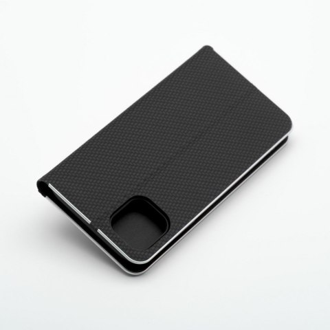 Etui z klapką na iPhone 17 / 18 Luna Book Carbon czarne