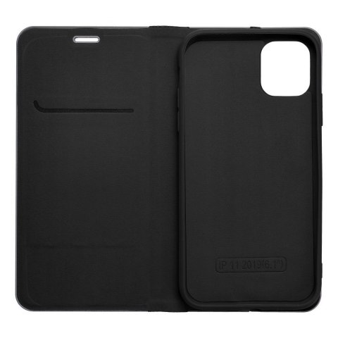 Etui z klapką na iPhone 17 / 18 Luna Book Carbon czarne