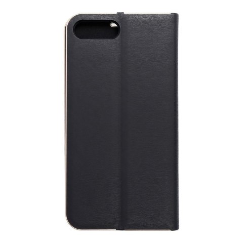 Etui z klapką na iPhone 7 PLUS / 8 PLUS Luna Book Gold czarne