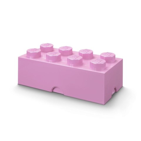 LEGO(R) pojemnik klocek ósemka różowy jasny
