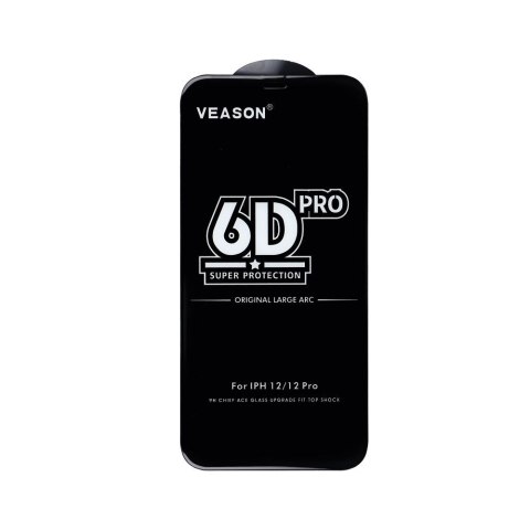 Szkło Hartowane 6D do Motorola E15 / G05 / G15 / G15 POWER / G56 Veason Pro Glass czarne