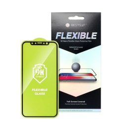 Szkło hybrydowe 5D Full Glue do iPhone 14 PRO MAX Bestsuit Flexible czarne