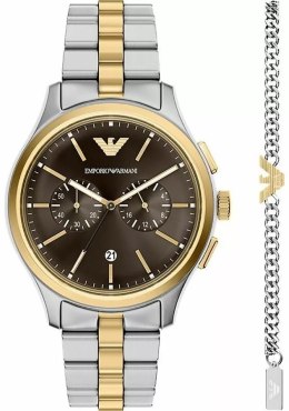Zegarek Męski Emporio Armani Dario Chronograph AR80084SET + BOX