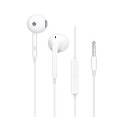 Oryginalne Słuchawki przewodowe douszne Jack 3,5 mm Oppo MH135 bulk białe