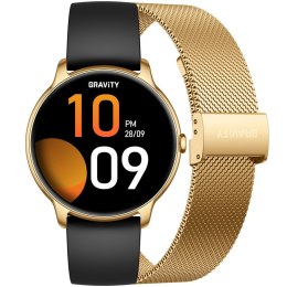 SMARTWATCH DAMSKI GRAVITY GT31-2 - AMOLED, DODATKOWY PASEK (sg052a)