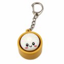 Brelok Pierożek w Koszyczku Świecący LED Dumpling Do Plecaka Kluczy 3,5 cm