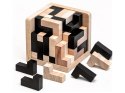 Drewniana Kostka Logiczna Tetris Układanka Przestrzenna Łamigłówka ZA6610