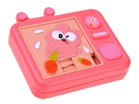 Dwustronna Układanka Sensoryczna KRÓLIK Labirynt Puzzle Przesuwne ZA6425