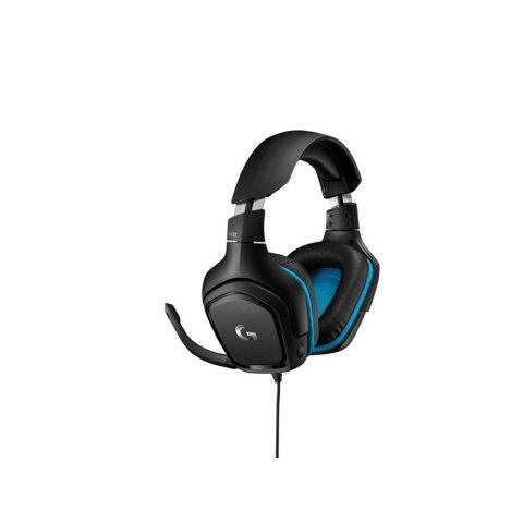 Słuchawki przewodowe nauszne Jack 3,5 mm z mikrofonem Logitech G432 czarne