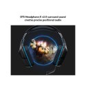 Słuchawki przewodowe nauszne Jack 3,5 mm z mikrofonem Logitech G432 czarne