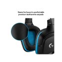 Słuchawki przewodowe nauszne Jack 3,5 mm z mikrofonem Logitech G432 czarne