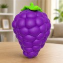 Duży Gniotek Antystresowy Squishy Owoc Winogron Do Ściskania Fioletowe 20cm