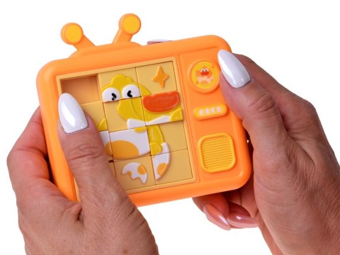Dwustronna Układanka Sensoryczna KURCZAK Labirynt Puzzle Przesuwne ZA6425