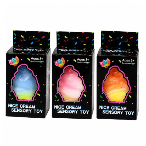Gniotek Żelowy Lód w Rożku Squishy Rozciągliwy Do Ściskania Antystresowy
