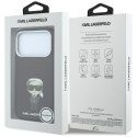 KARL LAGERFELD futerał do IPHONE 18 Pro/ 17 Pro kompatybilny z MagSafe (Smooth Ikonik Sketch) burgundowy