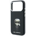 KARL LAGERFELD futerał do IPHONE 18 Pro/ 17 Pro kompatybilny z MagSafe (Smooth Ikonik Sketch) czarny
