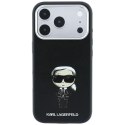 KARL LAGERFELD futerał do IPHONE 18 Pro/ 17 Pro kompatybilny z MagSafe (Smooth Ikonik Sketch) czarny