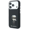 KARL LAGERFELD futerał do IPHONE 18 Pro/ 17 Pro kompatybilny z MagSafe (Smooth Ikonik Sketch) czarny