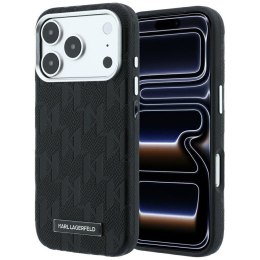 KARL LAGERFELD futerał do IPHONE 18 Pro Max/17 Pro Max kompatybilny z MagSafe (Mono Resin Logo) czarny