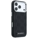 KARL LAGERFELD futerał do IPHONE 18 Pro Max/17 Pro Max kompatybilny z MagSafe (Mono Resin Logo) czarny