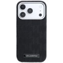 KARL LAGERFELD futerał do IPHONE 18 Pro Max/17 Pro Max kompatybilny z MagSafe (Mono Resin Logo) czarny