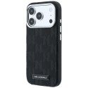 KARL LAGERFELD futerał do IPHONE 18 Pro Max/17 Pro Max kompatybilny z MagSafe (Mono Resin Logo) czarny