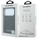 KARL LAGERFELD futerał do IPHONE 18 Pro Max/17 Pro Max kompatybilny z MagSafe (Mono Resin Logo) czarny