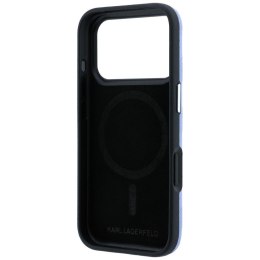 KARL LAGERFELD futerał do IPHONE 18 Pro/17 Pro kompatybilny z MagSafe (Mono Resin Logo) jasnoniebieski