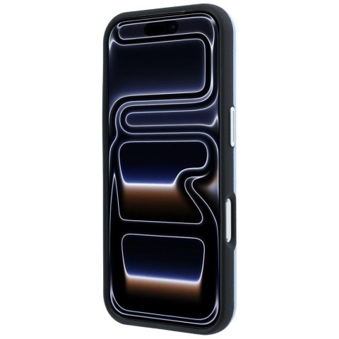 BMW futerał do IPHONE 18 Pro/17 Pro kompatybilny z MagSafe (Sign Deboss Quilted W/ Metal Logo) niebieski