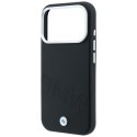 BMW futerał do IPHONE 18 Pro/17 Pro kompatybilny z MagSafe (Sign Inclined Deboss Letters) czarny