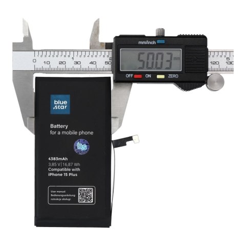Bateria do iPhone 15 PLUS 4383 mAh Blue Star HQ