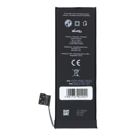 Bateria do iPhone 5S 1560 mAh Blue Star HQ