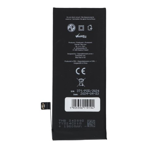Bateria do iPhone SE 2020 1821 mAh Blue Star HQ