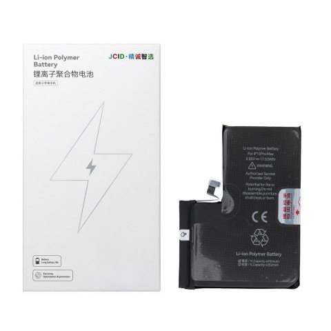 JCID Bateria do iPhone 13 Pro Max 4550 mAh (zwiększona pojemność)