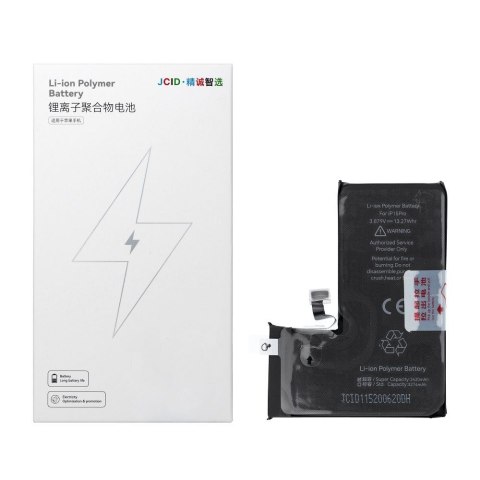 JCID Bateria do iPhone 15 Pro 3430 mAh (zwiększona pojemność)