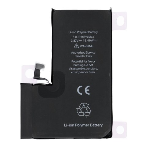 JCID Bateria z możliwością przypisania jako USED do iPhone 15 Pro Max 4780 mAh (zwiększona pojemność)