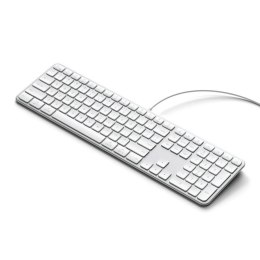 Klawiatura przewodowa USB A/USB C QWERTY Dual (Mac/Windows) Satechi Slim LX3 Wired szara