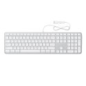 Klawiatura przewodowa USB A/USB C QWERTY Dual (Mac/Windows) Satechi Slim LX3 Wired szara