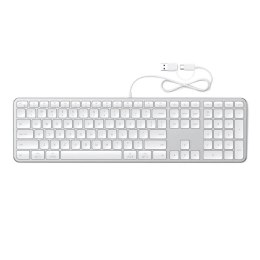 Klawiatura przewodowa USB A/USB C QWERTY Dual (Mac/Windows) Satechi Slim LX3 Wired szara