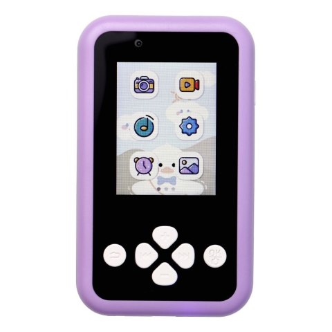 Konsola do gier dla dzieci z ekranem IPS 2,4" z przyciskami KDC-0027A fioletowy