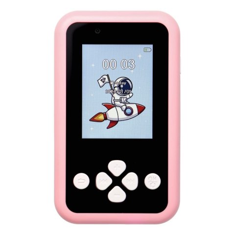 Konsola do gier dla dzieci z ekranem IPS 2,4" z przyciskami KDC-0027A różowy