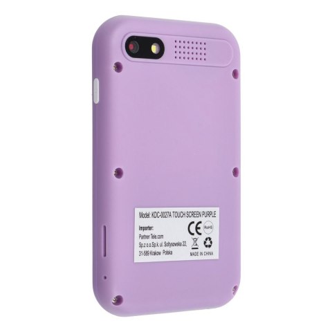 Konsola do gier dla dzieci z ekranem dotykowym 2,8" KDC-0027A fioletowy