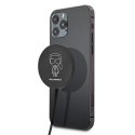 Ładowarka indukcyujna Karl Lagerfeld zgodna z MagSafe 15W KLCBMSIKBK czarna