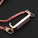 Łańcuch / Smycz z uchwytem GLAMOUR wszystkie modele max 80mm szer. RÓŻOWY
