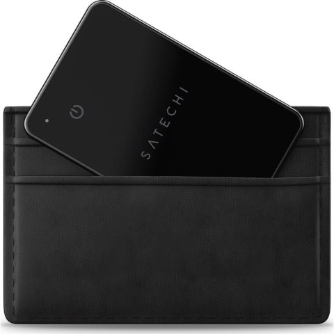 Lokalizator zgodny z Apple Find My Satechi FindAll Wallet Card w formie karty ST-LFAWCK czarna