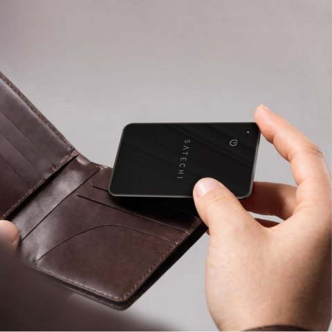 Lokalizator zgodny z Apple Find My Satechi FindAll Wallet Card w formie karty ST-LFAWCK czarna