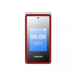 MAXCOM telefon dla seniora z klapką MM835 czerwony